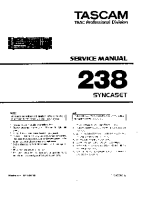 Tascam 238 - Service Manual